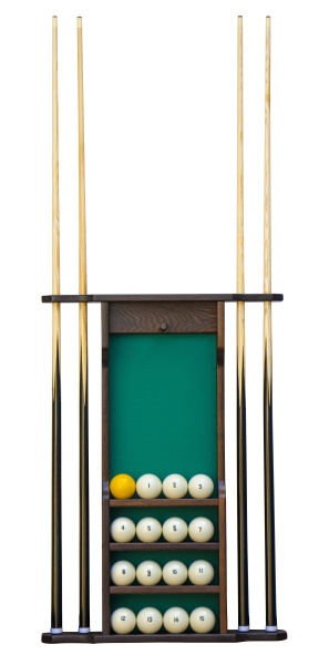 Киевница настенная универсальная из ясеня (цвет черный орех, 85 х 63 х 9 см)