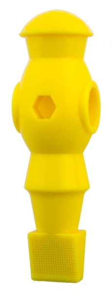 Футболист для настольного футбола на штангу диаметром 15,8 мм (желтый)