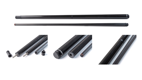 Двухсоставной бильярдный кий для пула Weekend "Winner Carbon Break Jump - 011" (черный)