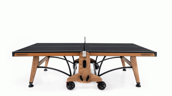 Теннисный стол складной для помещений "RASSON PREMIUM T03 Indoor" (натуральный дуб) с сеткой