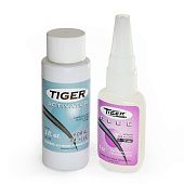 Комплект клей + отвердитель для наклеек"Tiger"