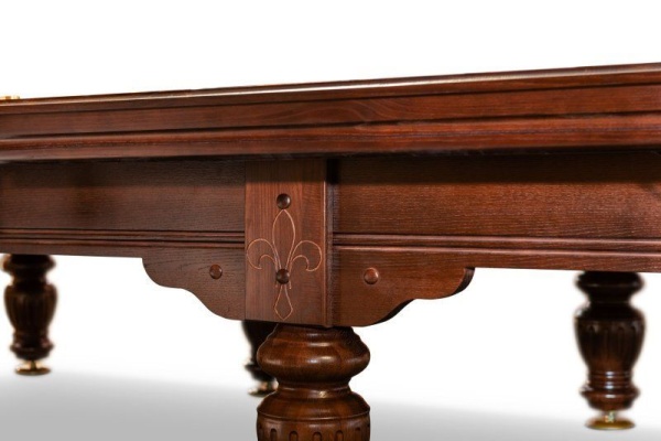 Бильярдный стол для русской пирамиды Weekend "Онега" (10 футов, 6 ног, 30мм камень) борта ясень