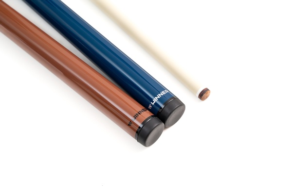 Цельный бильярдный кий для русской пирамиды Weekend "Winner Carbon" (сине-черный)