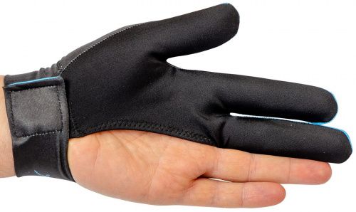 Перчатка для кия черно-синяя от Longoni, серия Renzline, коллекция Renzo Longoni Player