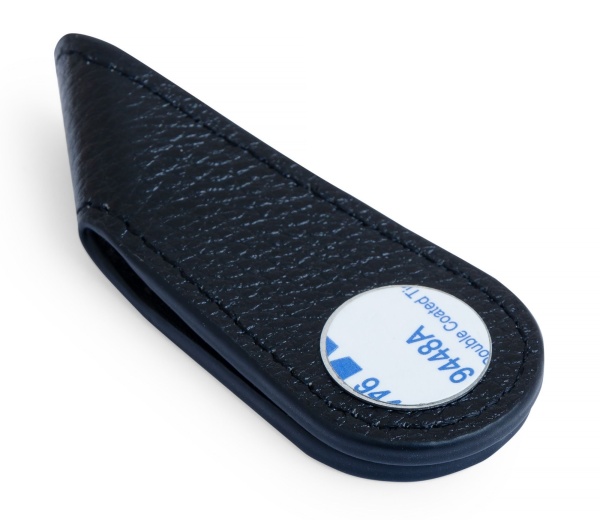 Пенал для мела магнитный «GL 2» черный (натуральная кожа)