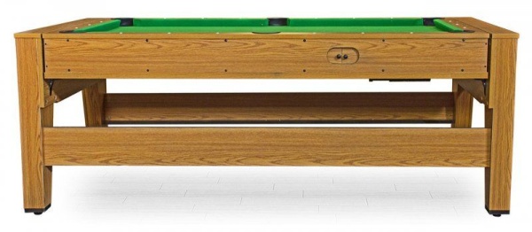 Cтол-трансформер «Twister» 3 в 1 (бильярд, аэрохоккей, настольный теннис, дуб)