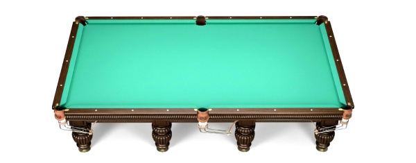 Бильярдный стол для русской пирамиды Weekend "Tower" 12 футов, борта ясень (черный орех)